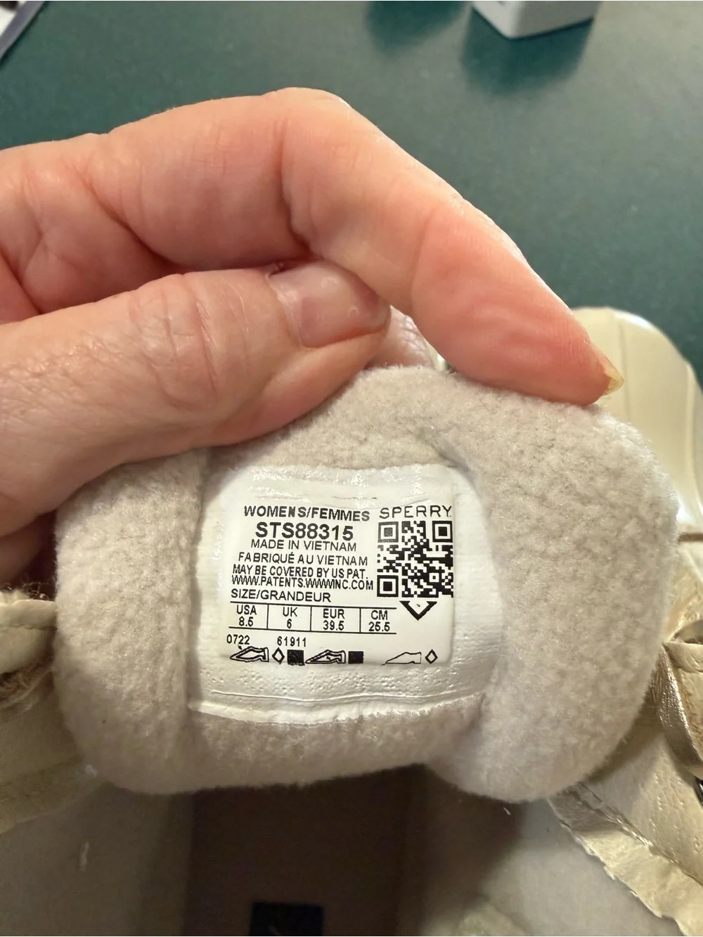 Sperry Beige/Cream Waterproof Duck Boots